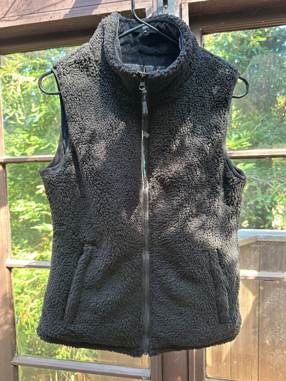 Fuzzy Sherpa Fleece Vest Women